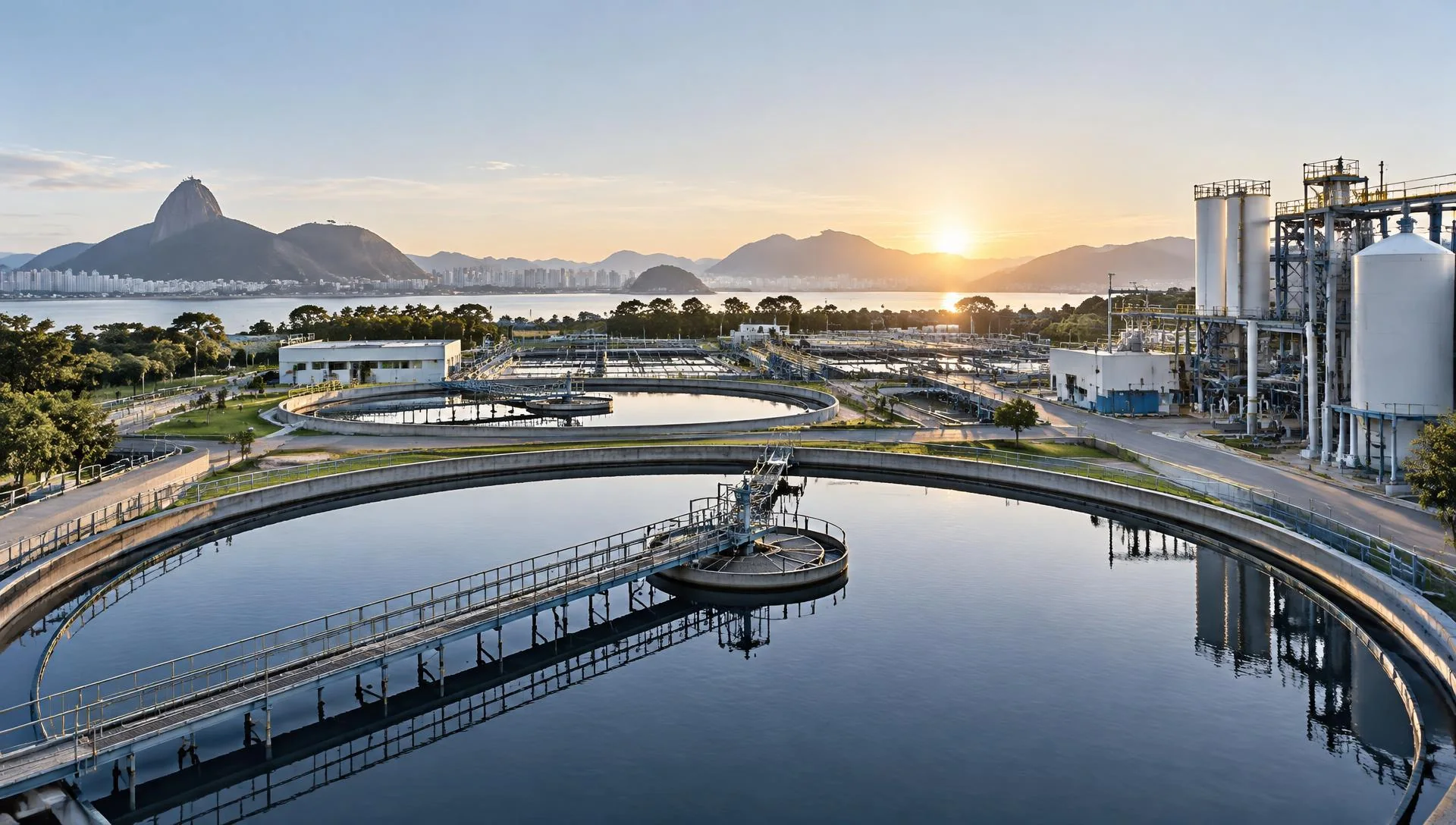 Infraestrutura sustentável de tratamento de água em contexto urbano brasileiro